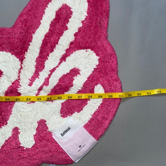 URBAN OUTFITTERS Pink F*ck Bathroom Rug Bath Mat Accent Rug - Picture 6 of 10